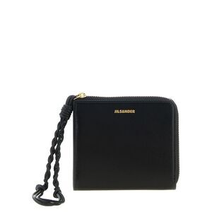 Jil Sander Black Calfskin Women's Cardholder